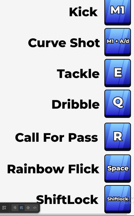 Soccer KeyboardList